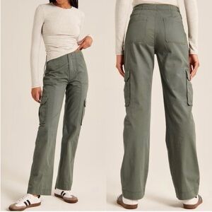 Abercrombie & Fitch Relaxed Curve Love Cargo Pants -32/14 Long